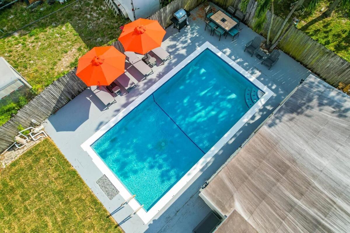 Вилла Cozy Miami Private Pool House W- Arcade Games, Bbq Norland Экстерьер фото