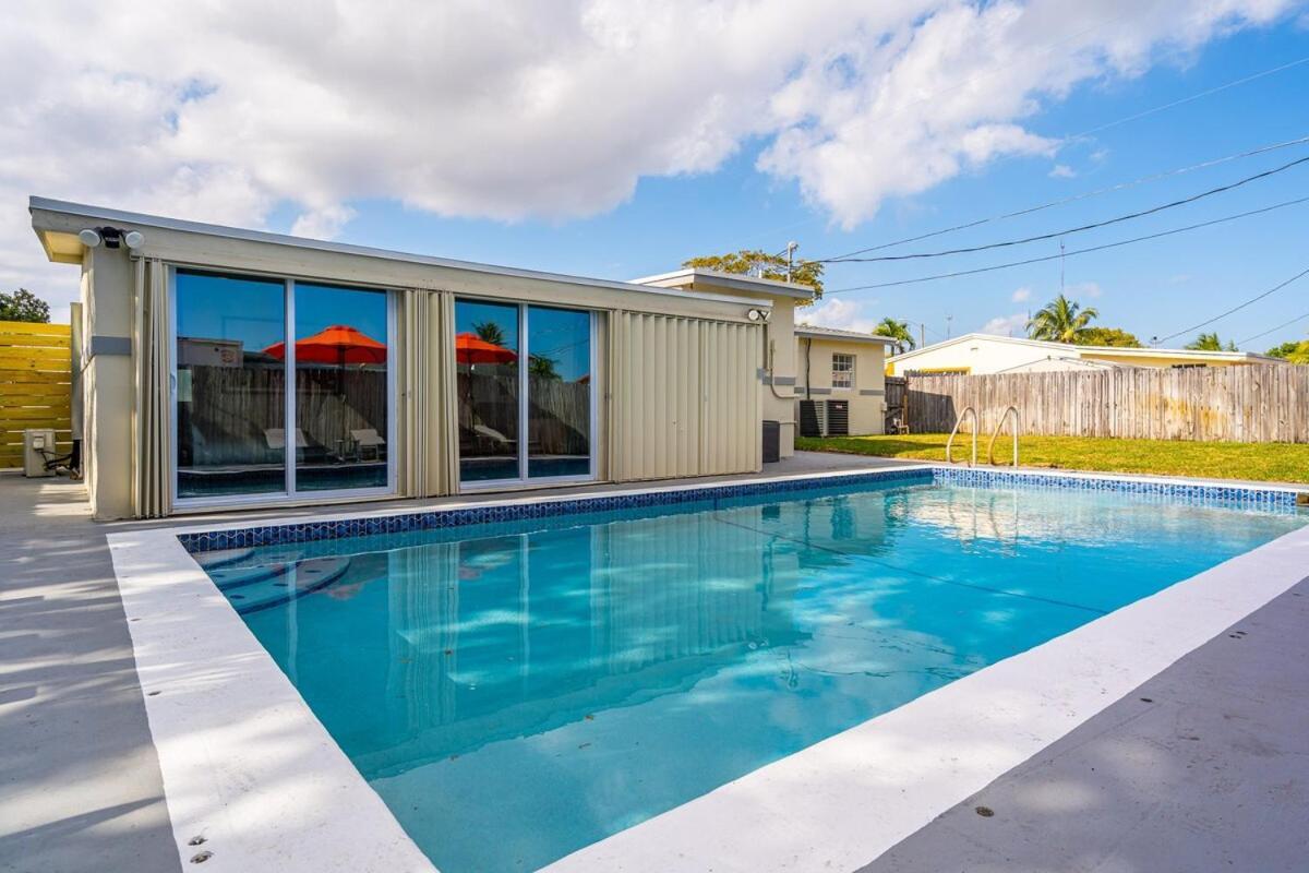 Вилла Cozy Miami Private Pool House W- Arcade Games, Bbq Norland Экстерьер фото