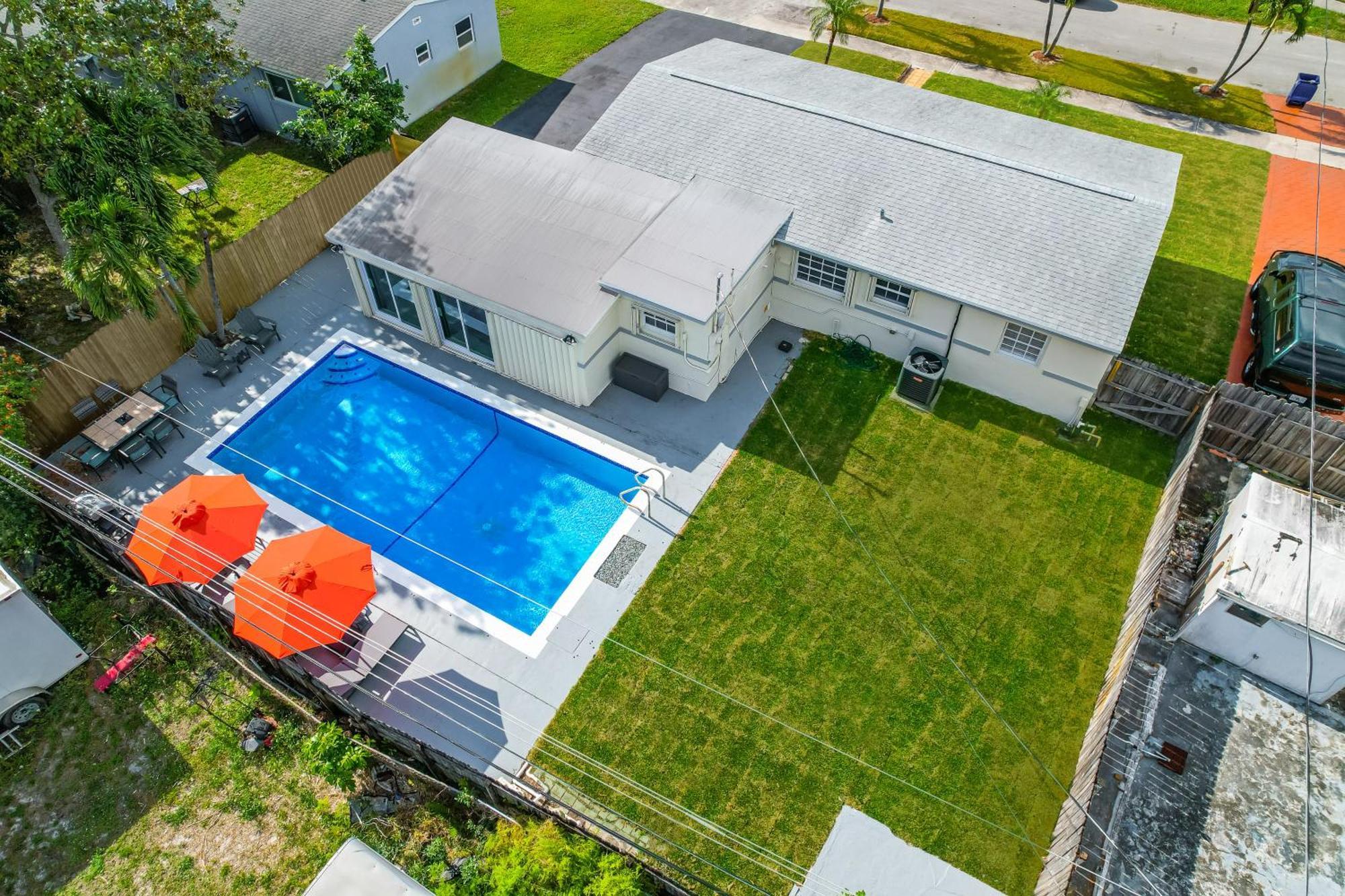 Вилла Cozy Miami Private Pool House W- Arcade Games, Bbq Norland Экстерьер фото